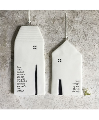 Κρεμαστό Σπίτι Απο Πορσελάνη Μεγάλο Home Friends Meet 11εκ