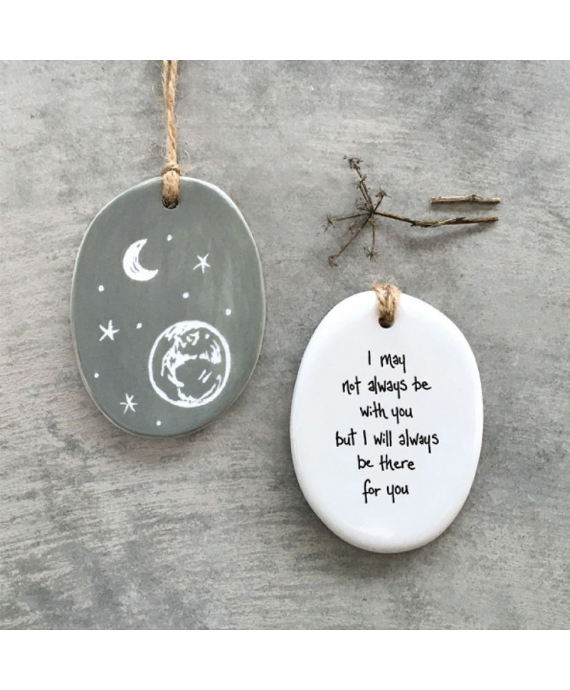 Στολίδι Sgraffito Από Πορσελάνη I May Not 7x5,5εκ