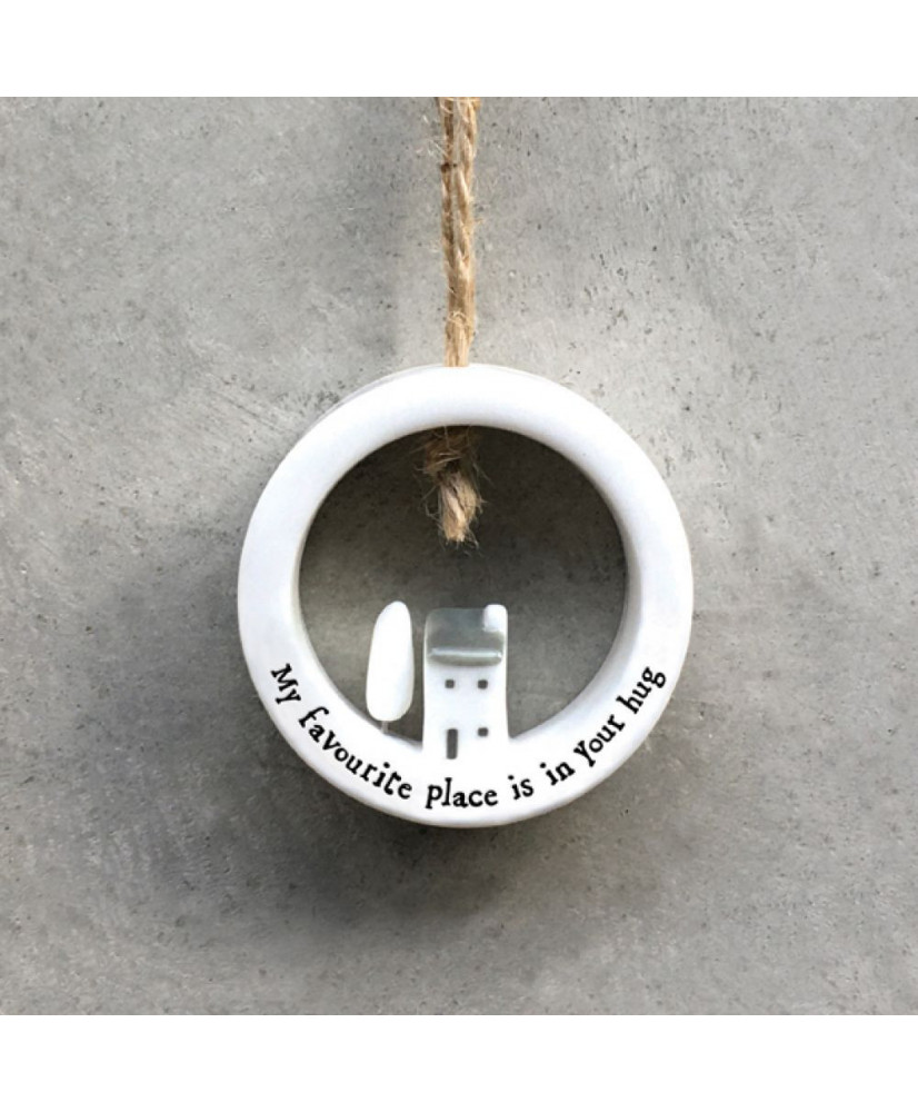 Κρεμαστό Σπίτι Σε Κύκλο Από Πορσελάνη You Are 4,8εκ