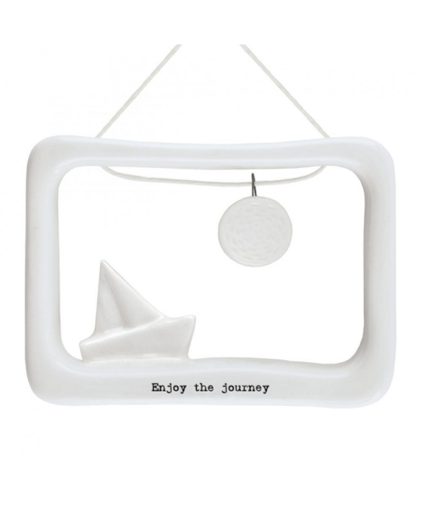 Κάδρο Απο Πορσελάνη Enjoy The Little 9εκ