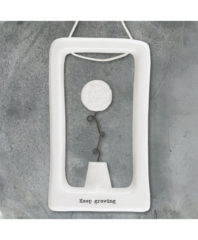 Κάδρο Απο Πορσελάνη Keep Growing 6εκ