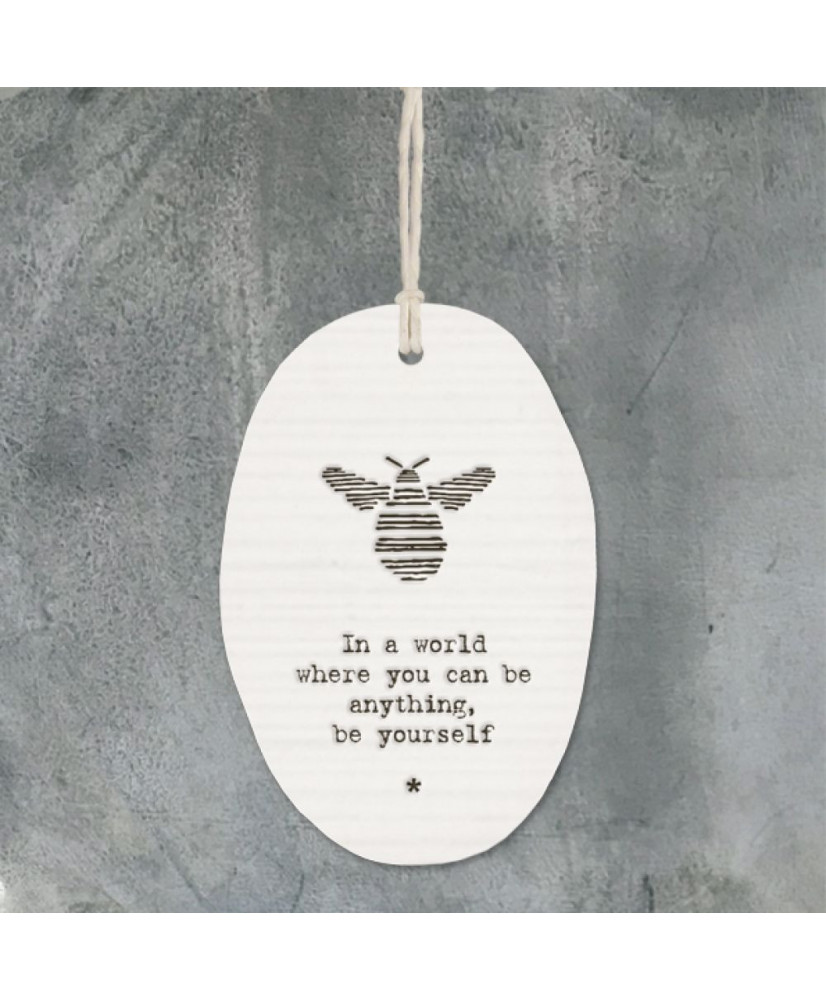 Καδράκι Από Πορσελάνη οβάλ In A World