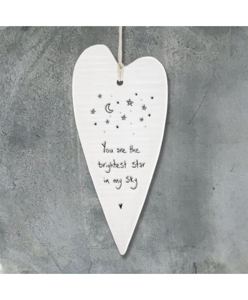 Κρεμαστή Καρδιά Μακριά Από Πορσελάνη One Loyal Friend