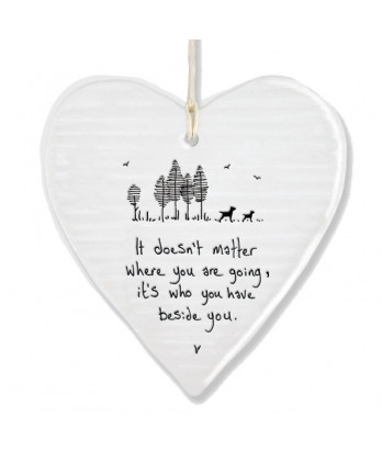 Κρεμαστή Καρδιά Από Πορσελάνη It Doesn’t Matter