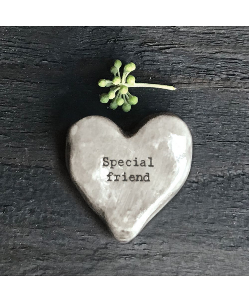 Πέτρα καρδιά Από Πορσελάνη Μικρή Special Friend