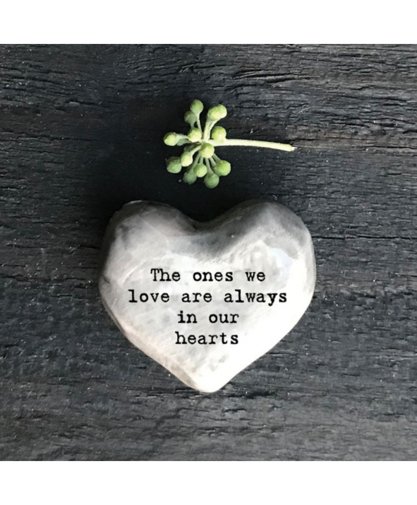 Πέτρα καρδιά Από Πορσελάνη Μικρή Ones We Love