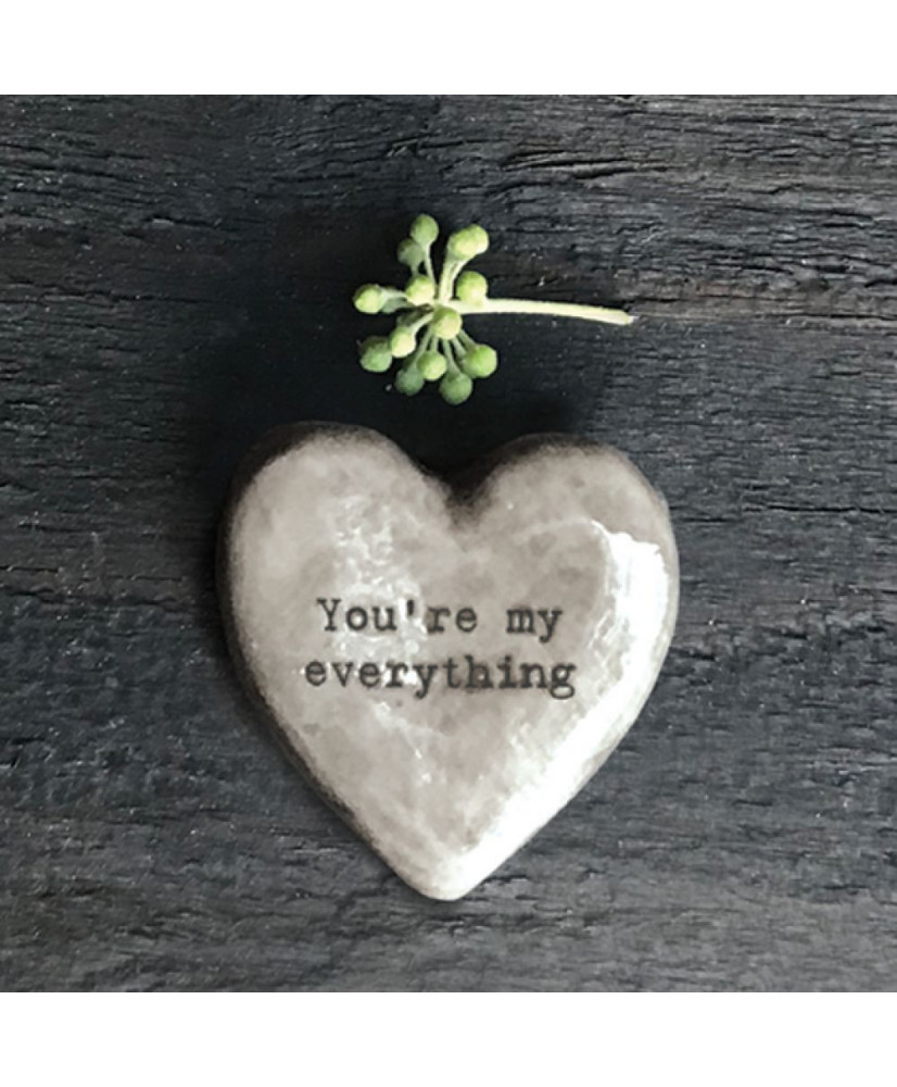 Πέτρα καρδιά Από Πορσελάνη Μικρή You're My Everything