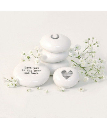 Βότσαλο Από Λευκή Πορσελάνη Special Teacher