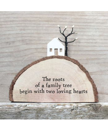 Κορμός Ξύλινος Με Σπίτι Στο...