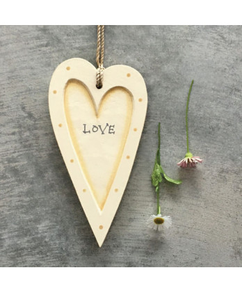 Ξύλινη Καρδία Κρεμαστή  Σε...