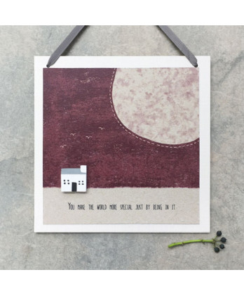 Καδράκι Ξύλινο Κρεμαστό Με...