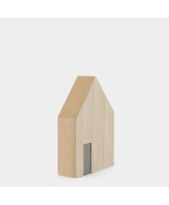 Ξύλινο Μικρό Σπιτάκι Με Φυσικό Χρώμα