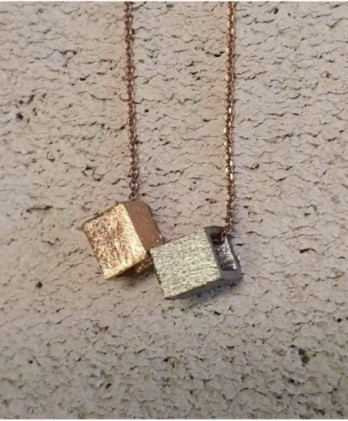 Κολιέ επιπλατινωμένο και...