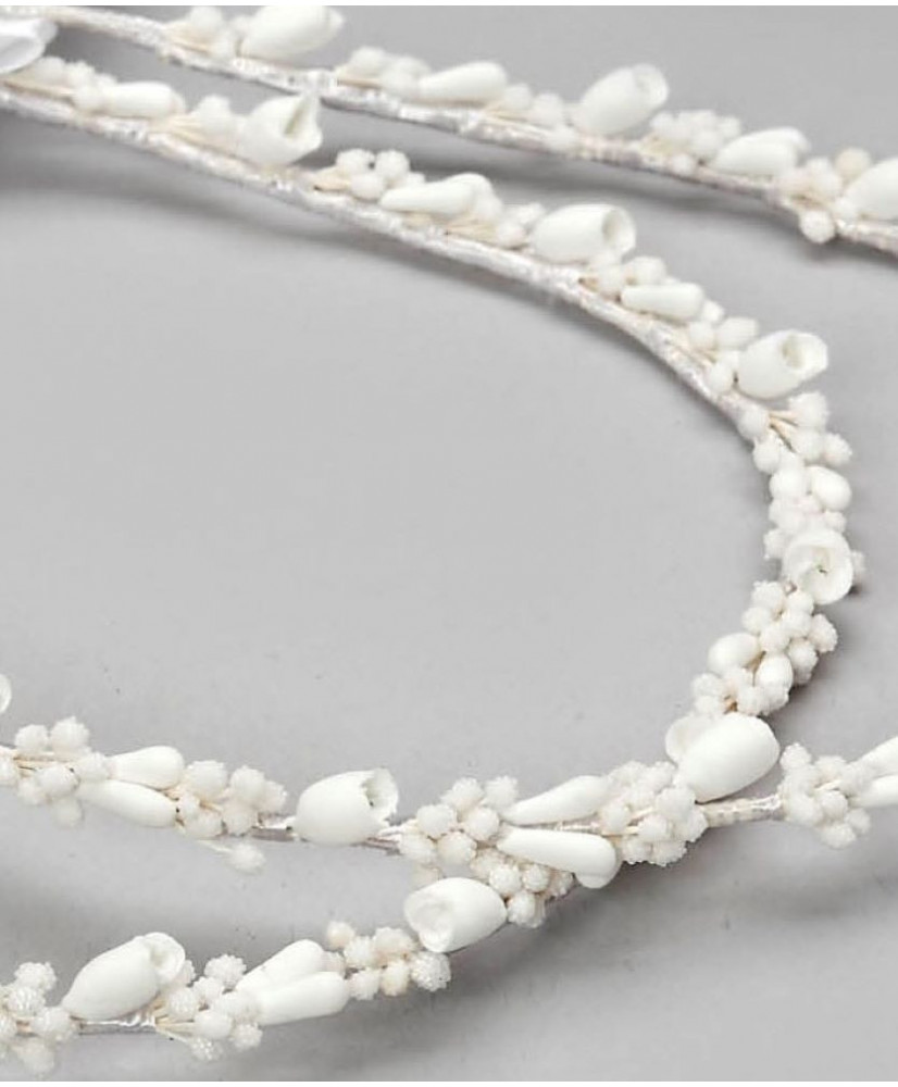 Στέφανα Χειροποίητα Vintage Με Υφασμάτινα Τριαντάφυλλα Και Μπουμπούκια Λεμονανθού