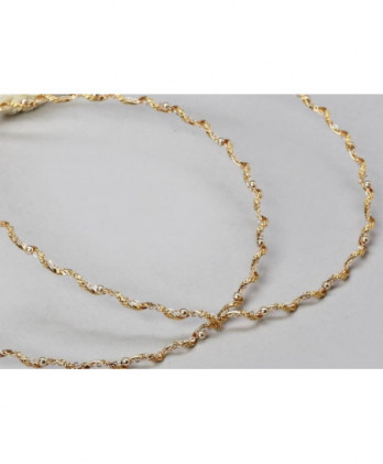 Στέφανα Χειροποίητα Επαργυρωμένα Vintage Χρυσά Πλεγμένα Με Αλυσίδα Με Μπίλιες