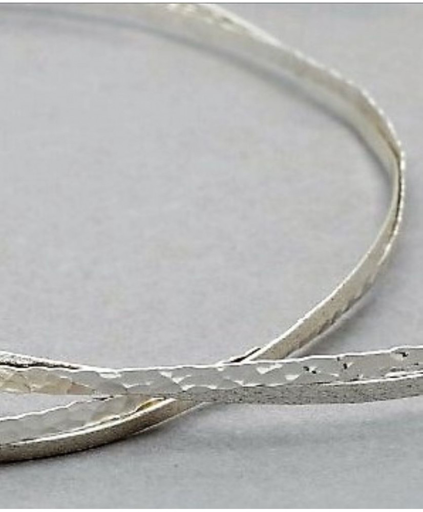 Στέφανα Χειροποίητα Επαργυρωμένα Vintage Με Διπλές Βέργες Πλατιές Σε Ασημί Χρώμα