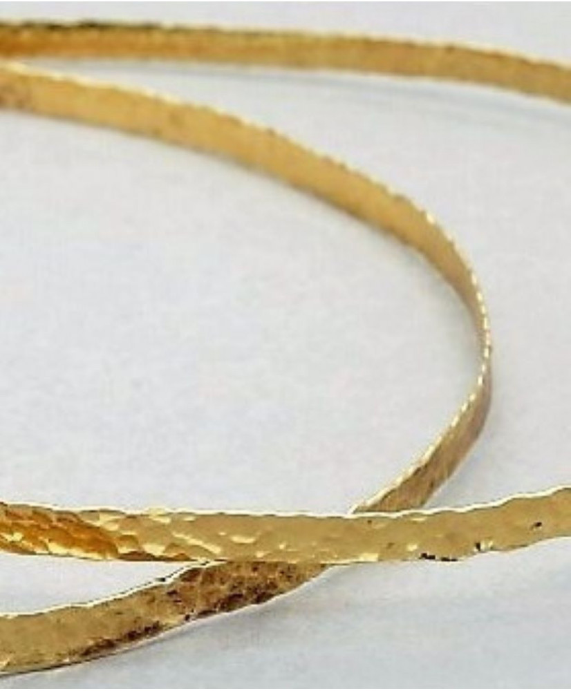 Στέφανα Χειροποίητα Επαργυρωμένα Vintage Με Ανάγλυφη Βέργα Σε Χρυσό Χρώμα