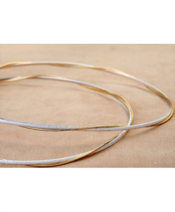 Στέφανα Χειροποίητα Επαργυρωμένα Vintage Με Διπλές Στρογγυλές Βέργες Ασημί Σαγρέ Και Χρυσό Χρώμα