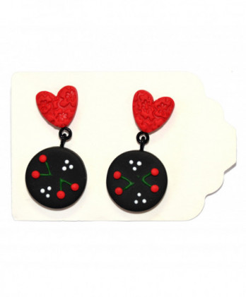 Σκουλαρίκια κρεμαστά κερασάκια