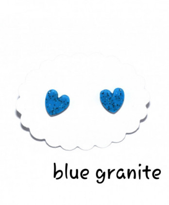 Σκουλαρίκια καρδούλες μπλε...