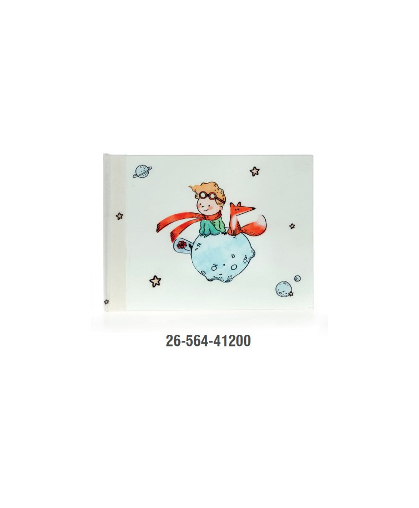 Βιβλίο Eυχών Bάπτισης Για Αγόρι Με Θέμα Αγοράκι Και Αλεπού Πάνω Σε Πλανήτη