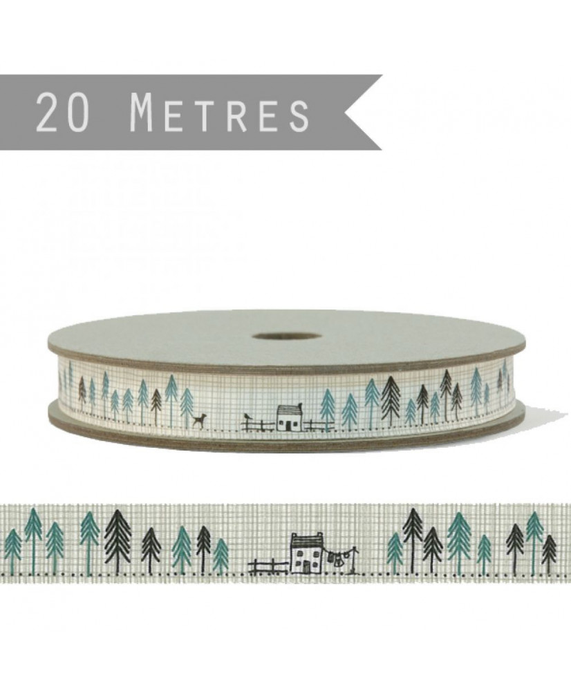 Κορδέλα Με Σπίτια Μέσα Στα Έλατα 20μ