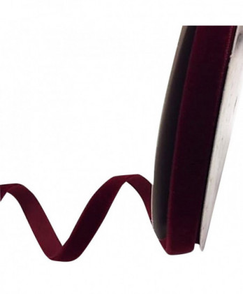 Κορδέλα Βελούδο Σε Μπορντό...