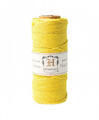 Κορδόνι Κάνναβης Με Κίτρινη...