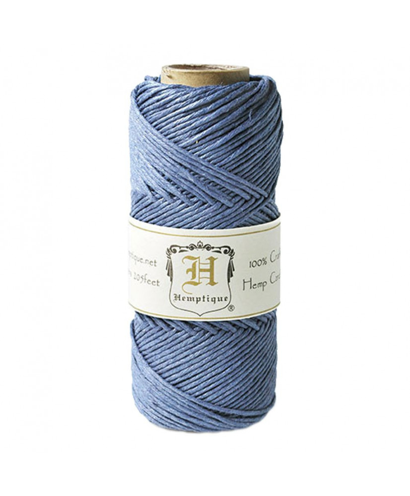 Κορδόνι Κάνναβης Με Μπλε Σταχτύ Κλωστή