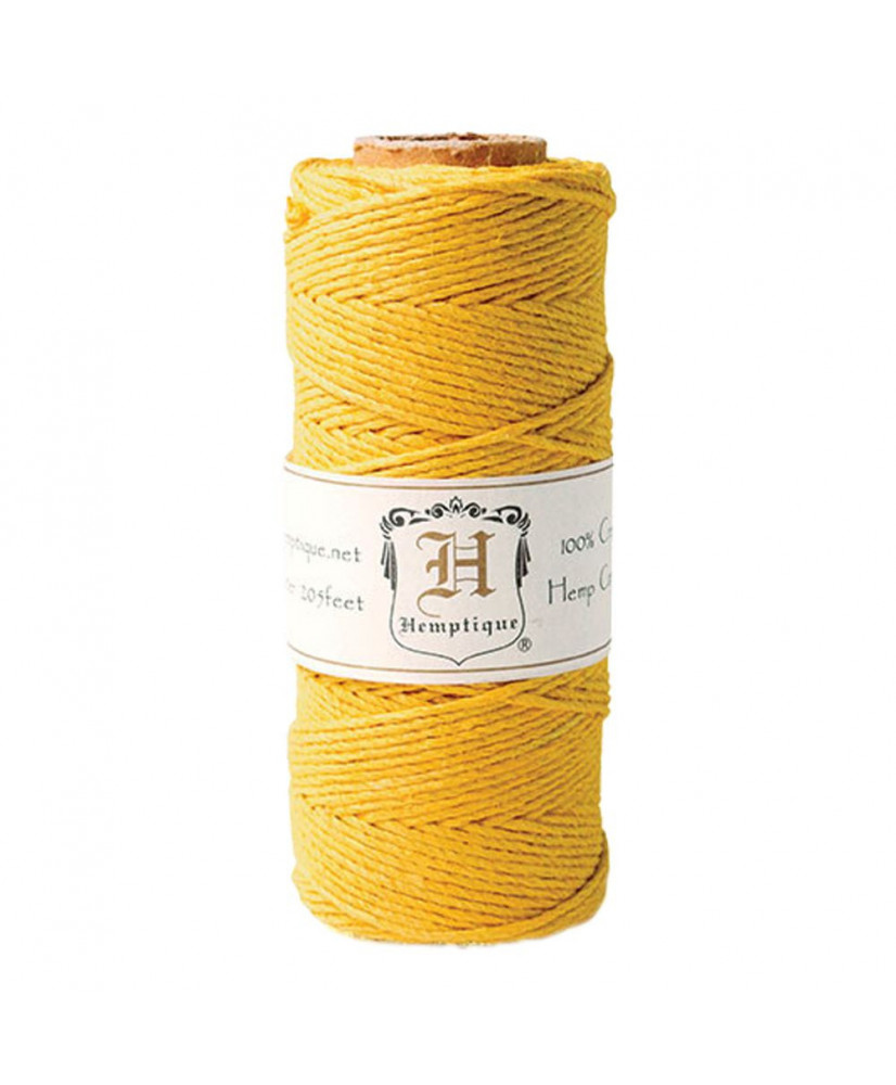 Κορδόνι Κάνναβης Με Χρυσή Κλωστή