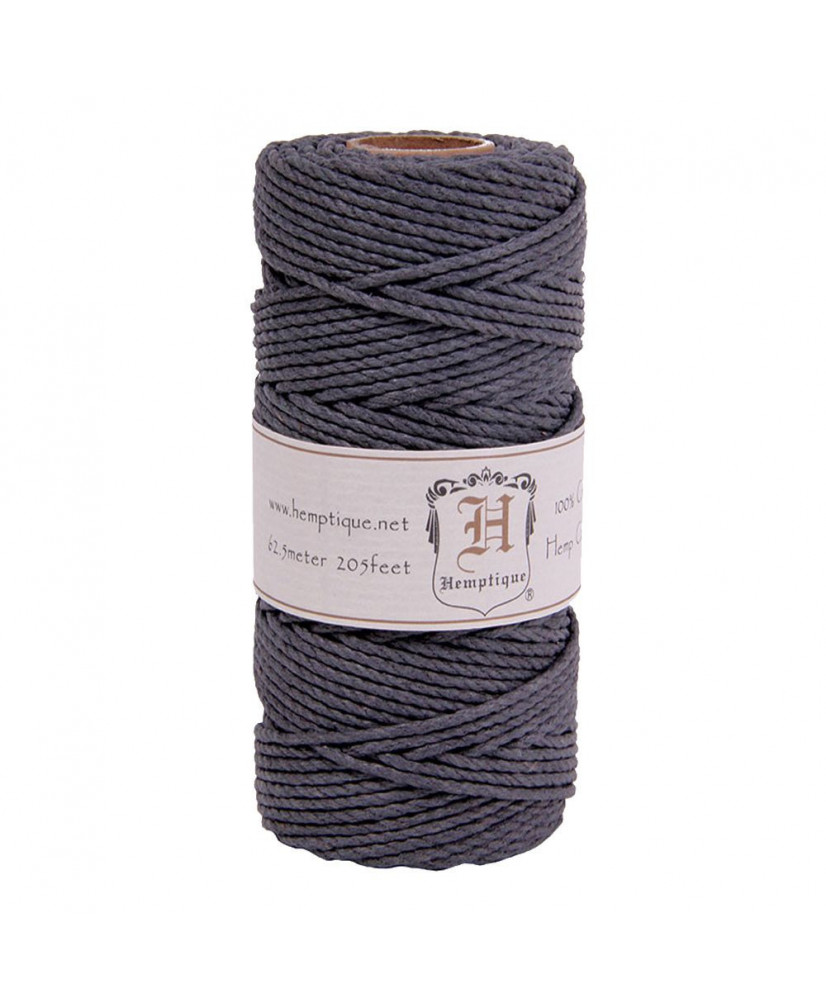 Κορδόνι Κάνναβης Με Γκρι Κλωστή