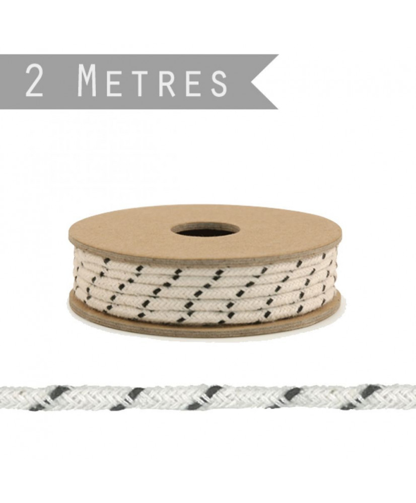 Βαμβακερό Κρδόνι Σε Κρεμ Χρώμα 2μ