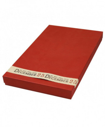 Κουτί Δώρου Σε Μπορντό χρώμα Και Με Μήνυμα Do Not Open 30x18,5εκ