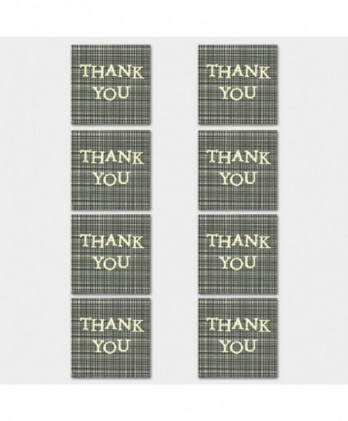 Αυτοκόλλητα Με Σκούρο Φόντο Και Μήνυμα Thank you