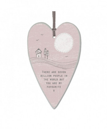 Ετικέτα καρδιά Σε Ροζ Πούδρας Χρώμα Με Μήνυμα Seven billion people …