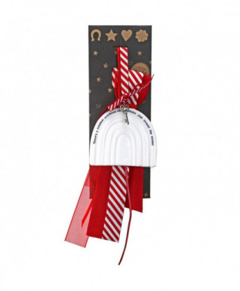 Γούρι Με Πορσελάνινο Ουράνιο Τόξο Around