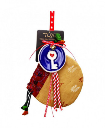 Γούρι Με Κεραμικό Στολίδι Μικρό Κλειδί