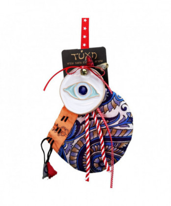 Γούρι Με Κεραμικό Στολίδι Μάτι