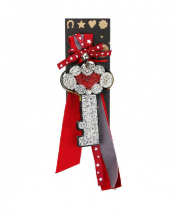 Γούρι Με Κλειδί Από Ανακυκλωμένα Περιοδικά