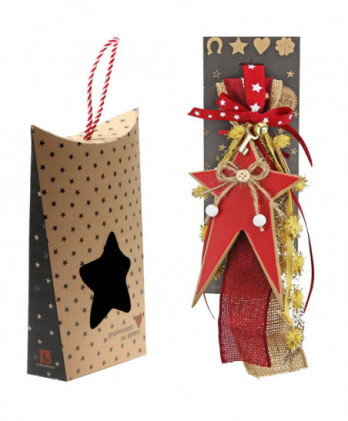 Γούρι Με Ξύλινο Στολίδι Σε...