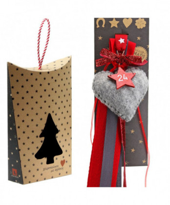 Γούρι Με Καρδιά Φελτ Σε...