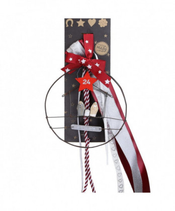 Γούρι Με Στεφάνι Μεγάλο Συρμάτινο Και Φάτνη