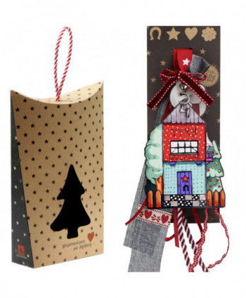 Γούρι Με Ξύλινο Ψηλό Σπίτι...