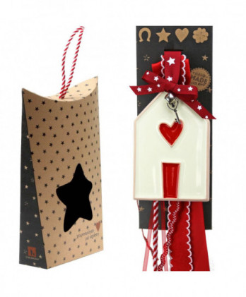 Γούρι Με Κεραμικό Μεγάλο Σπίτι