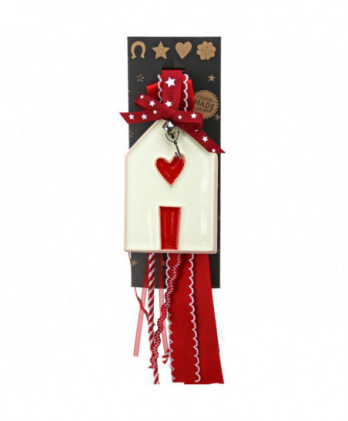 Γούρι Με Κεραμικό Μεγάλο Σπίτι