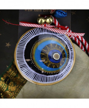 Γούρι Με Μεταλλικό Μάτι Έκκεντρο 18x17,5εκ