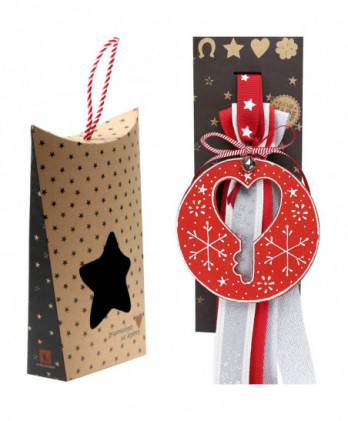 Γούρι Με Στολίδι Από Ξύλο...