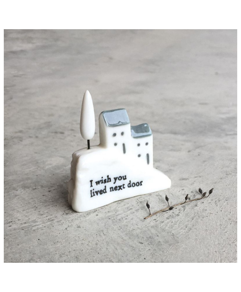 Σπίτι στο λόφο 5,3x1,8x5,7 εκ. πορσελάνη - I wish you…