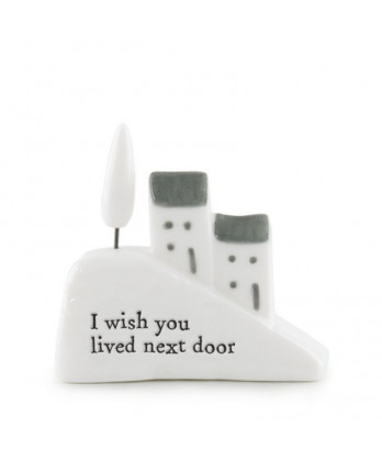 Σπίτι στο λόφο 5,3x1,8x5,7 εκ. πορσελάνη - I wish you…