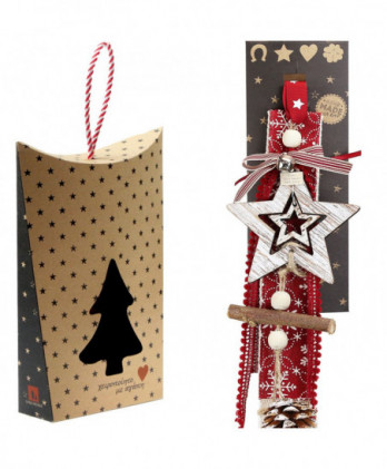 Γούρι Με Ξύλινο Αστέρι Και...